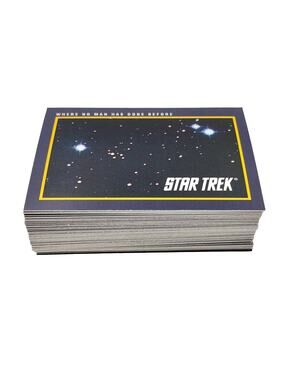 Lot of Star Trek Original Series 72 Cards Near Complete Impel 1991 Kirk Spock